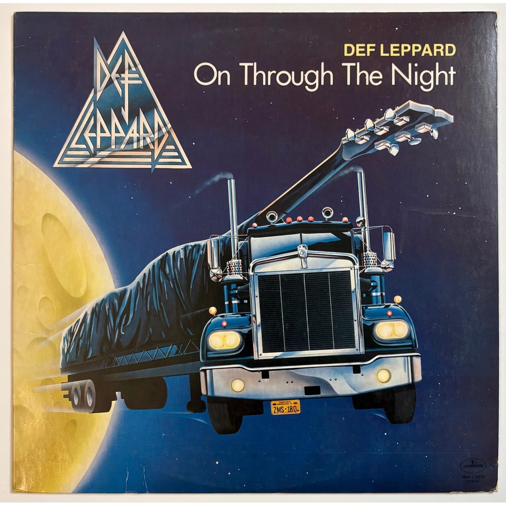 Def Leppard On Through The Night Vinyl LP 1980 Mercury SRM-1-3828 Debut Album